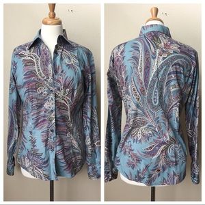 Etro Paisley Print Button Down Shirt